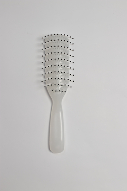 Расческа Ставвер тунельная Супер Нейлон 9-ти рядная белая