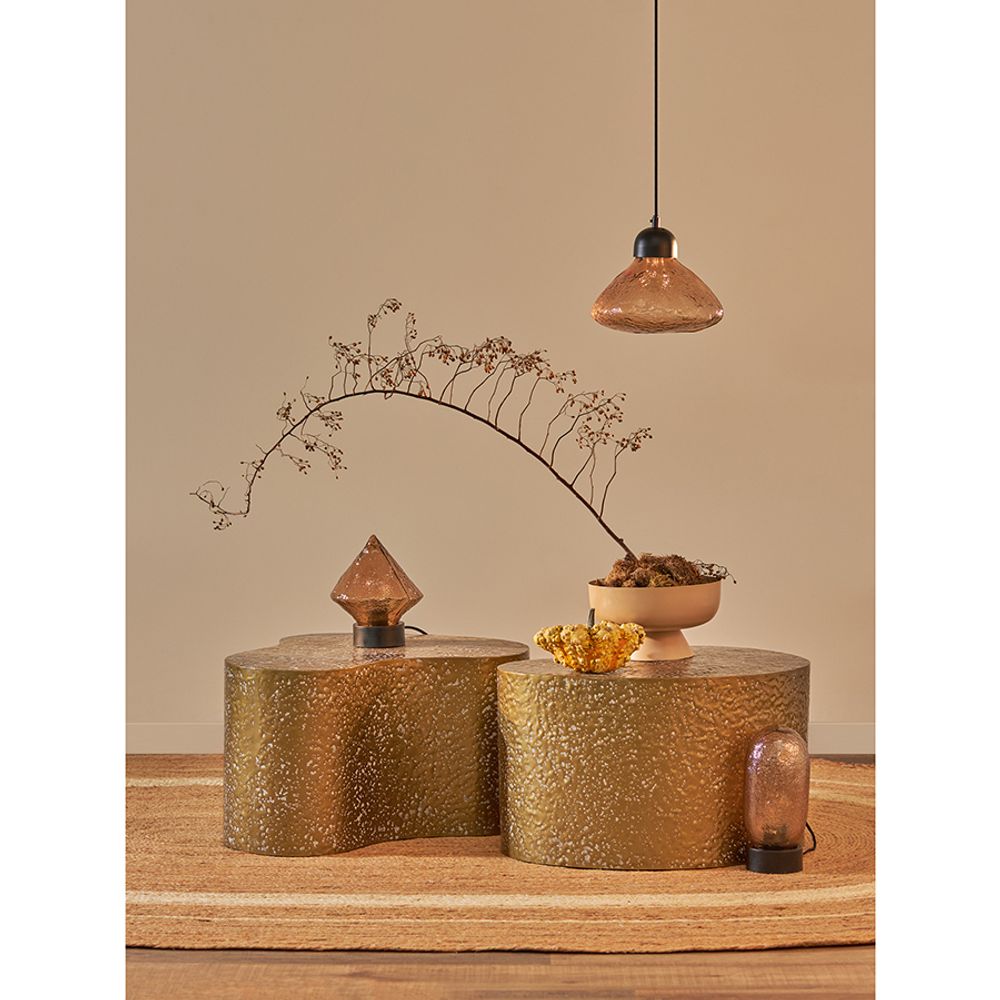 Набор из 2-х столиков Grannis, золотистые