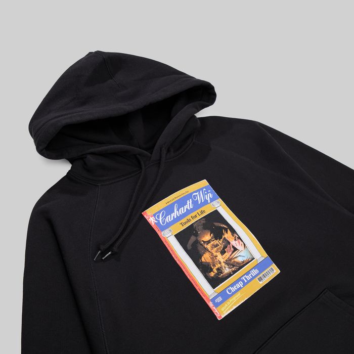 Толстовка мужская Carhartt WIP Cheap Thrills Hooded артикул:I032864_black - купить в магазине Дайс