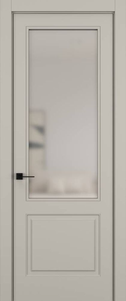 Дверь 02V HARMONY Матовый Серый шелк