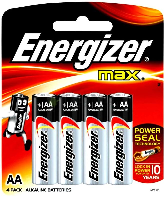 Батарейки Energizer MAX E91/AA FB4