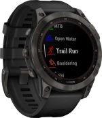 Умные часы Garmin Fenix 7 Sapphire Solar, серый