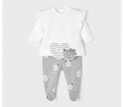 Комплект для девочки Mayoral Newborn Серый
