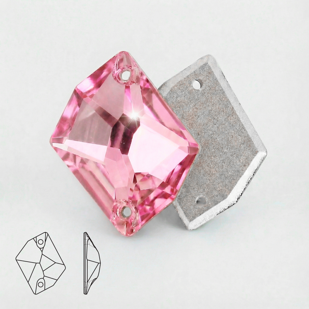 Пришивные стразы Cosmic Light Rose