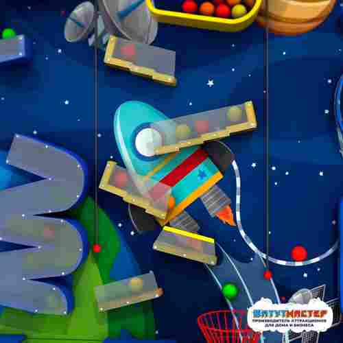 Интерактивная стена «Звёздный Сигнал», 3×0,5×1,8 м