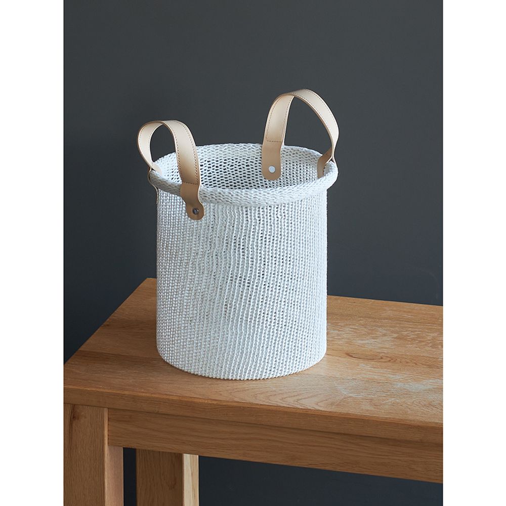 Корзина для хранения Sustainable collection, Ø22х23 см, молочная