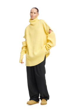 Джемпер с отстегивающимися рукавами WARM UP Lemon