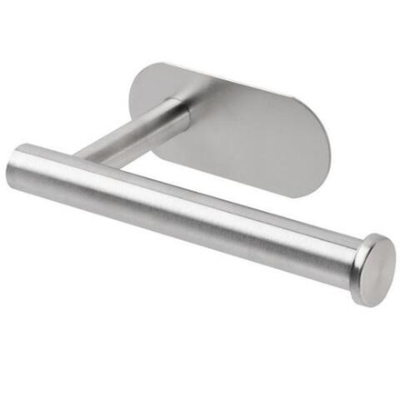 Держатель для туалетной бумаги самоклеющийся (хром/метелл) Рыжий кот