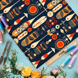 Ткань премиум шифон этнический экспресс