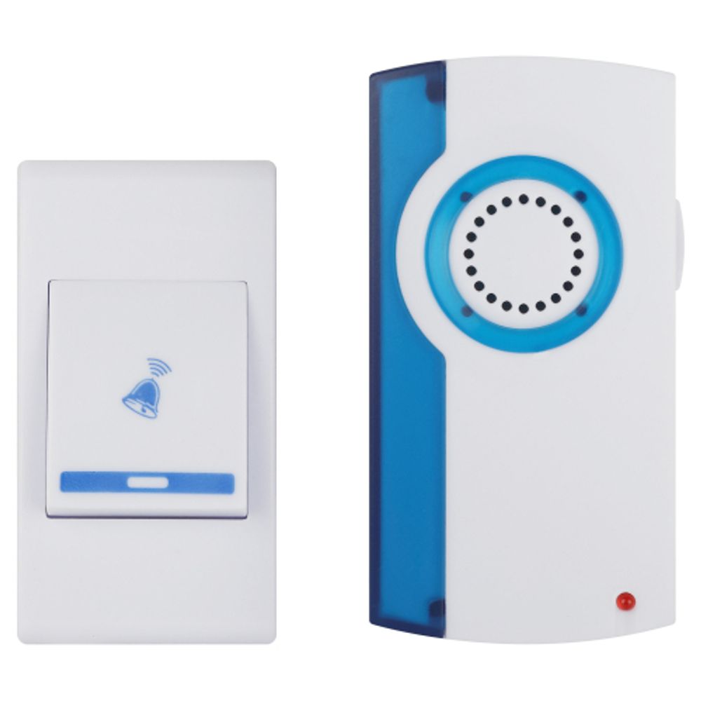 Звонок дверной ЭРА A04 беспроводной, белый | Электрозвонки беспроводные