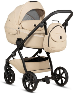 Детская коляска Tutis Uno 5 Plus Unico 3 в 1 с автокреслом Elo Lux EduSky Grey 1402151 Latte