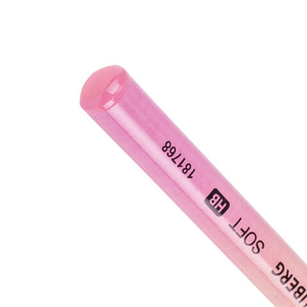 Карандаш чернографитный BRAUBERG "SOFT PASTEL", 1 шт., HB, корпус ассорти, 181768