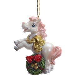 GAEM Фигурка декоративная подвесная "Лошадка", L6 W3 H8 см, 6в.