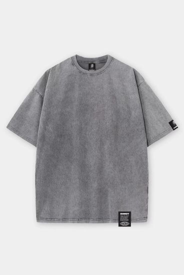 Футболка SHMOT Blank Garment Dye серый