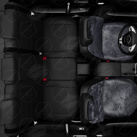 Меховые накидки, 1шт. (натуральная овчина, короткий ворс)