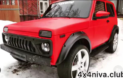 Расширители арок колес Нива 4х4/Легенд 'Люкс' силовые 