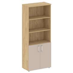 Shift Шкаф высокий широкий SK.ST-1.1 Тиквуд Светлый/Капучино 800*420*1977