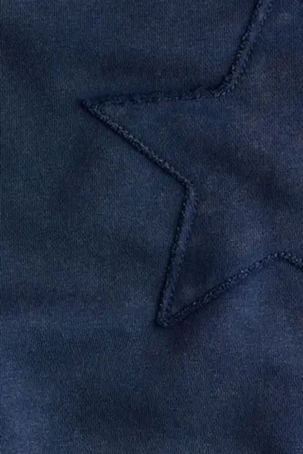 H&M Толстовка с контрастными деталями, темно-синий