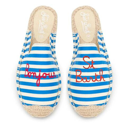 Мюли Saint Barth HELMUT EMBRY BONJOUR голубой