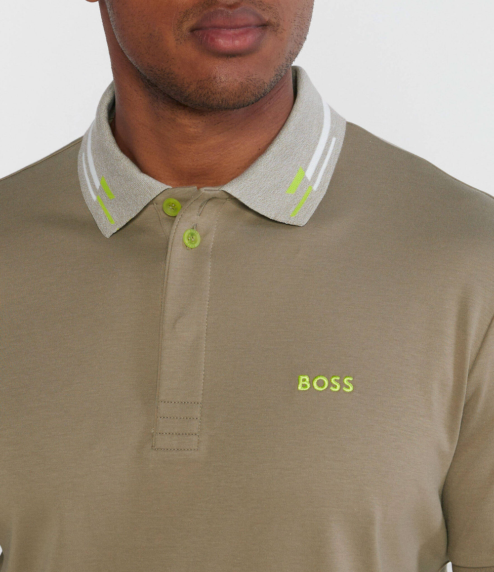 Поло Paddy BOSS GREEN - бежевый(50501217)