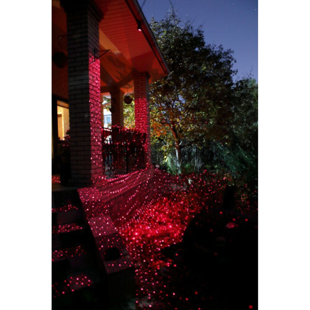 ERAFS024-06 ЭРА Подвесной светильник с лазерной проекцией красные точки,на солн. бат.,3LED,3 lm (24/