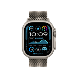 Apple Watch Ultra 2 GPS + Cellular (2024), 49 мм, корпус из натурального титана, ремешок Milanese Натурального цвета