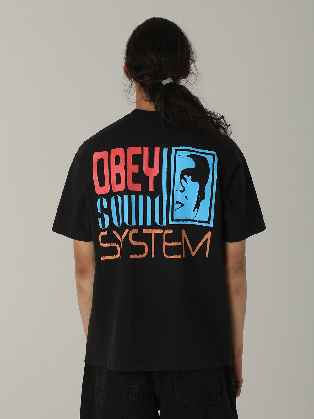 Мужская Футболка Obey Sound System