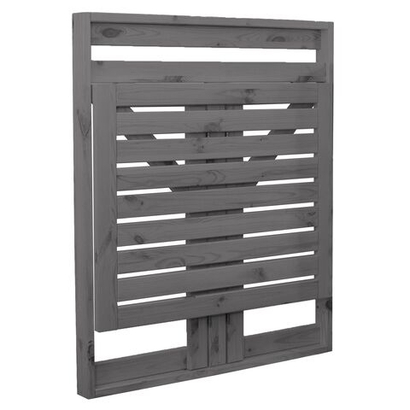 Стол садовый деревянный Эпларо откидной на стену 76х64 на балкон, для сада, массив сосны, графит