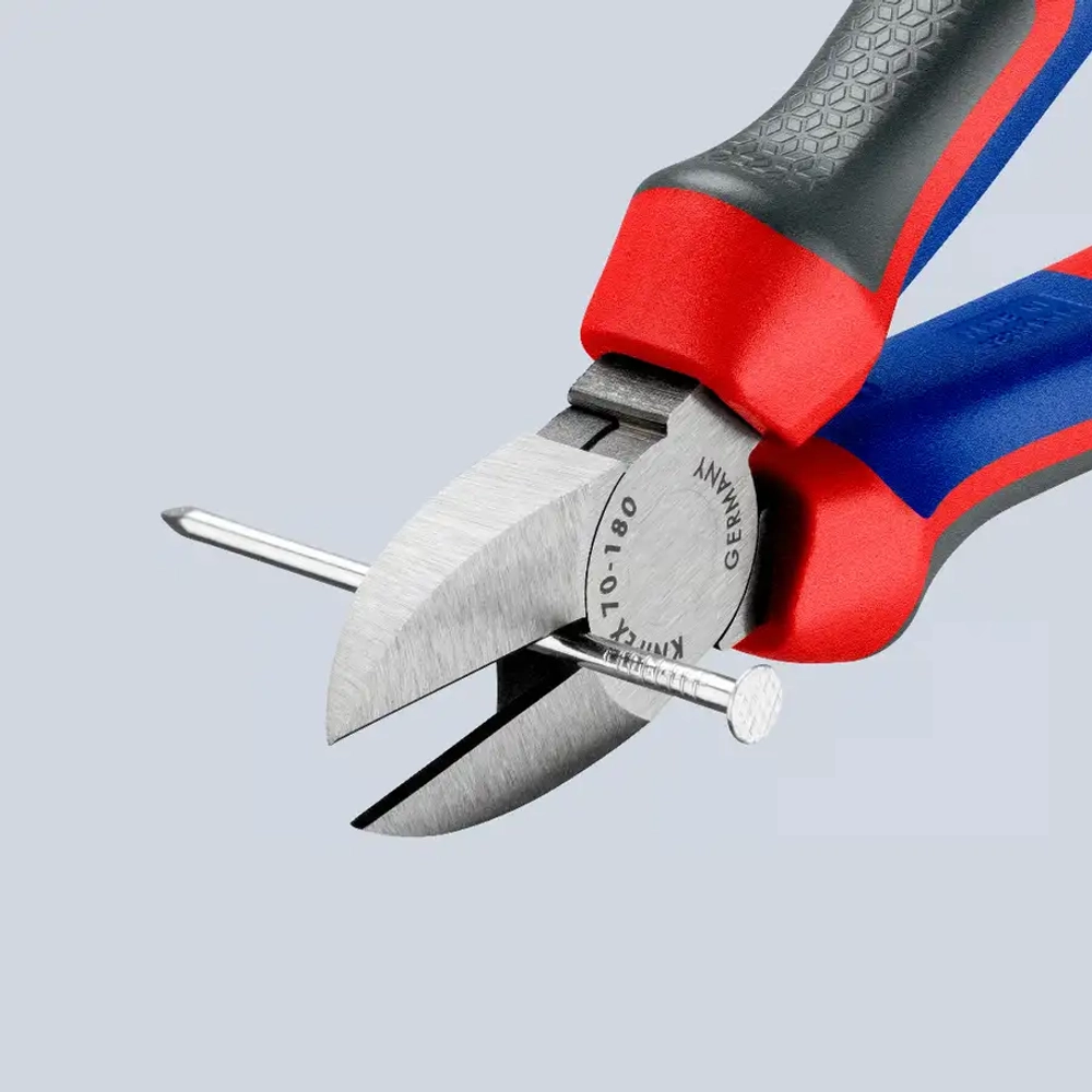 Кусачки боковые черненые 180 мм Knipex 70 02 180