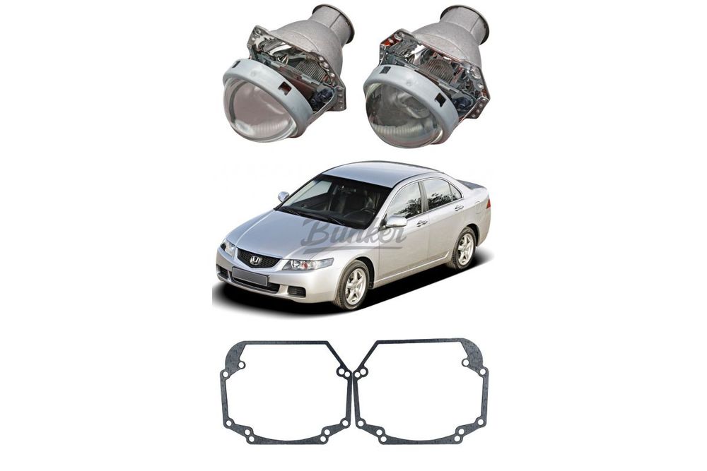 Готовый комплект для замены штатных линз Honda Accord 7 2002-2008