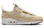 Nike Air Max 90 Futura fabric leather SWDC Serena Williams shock absorption non-slip wear-resistant low-top sports casual shoes women's brown yellow