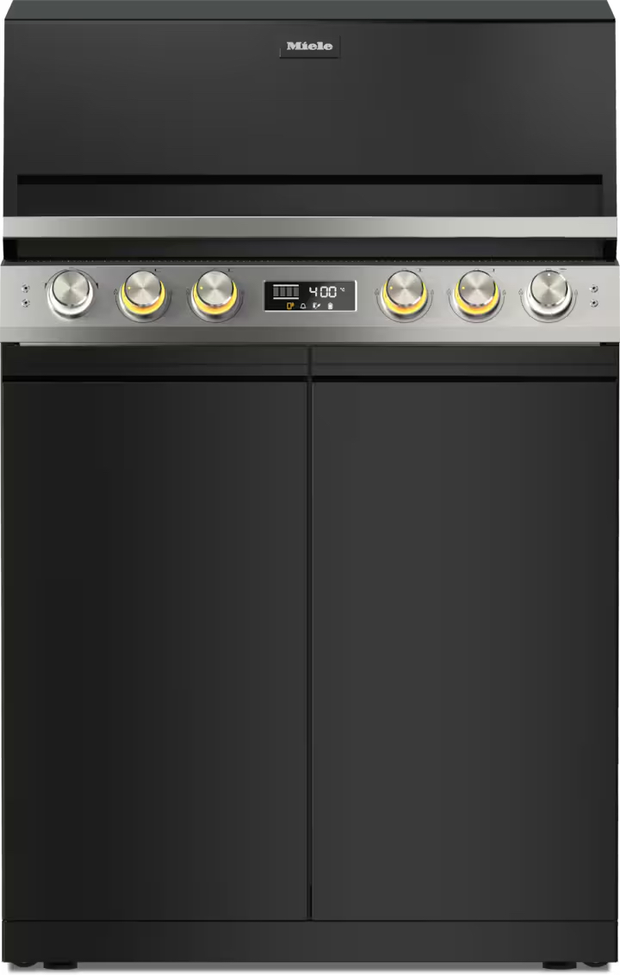 Уличный газовый гриль Miele Dreams – Fire Pro L 4P с полками сталь