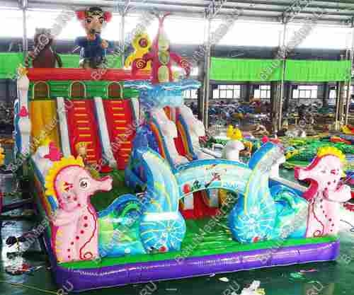 Надувной батут "Фантазия", 14*7*7 м