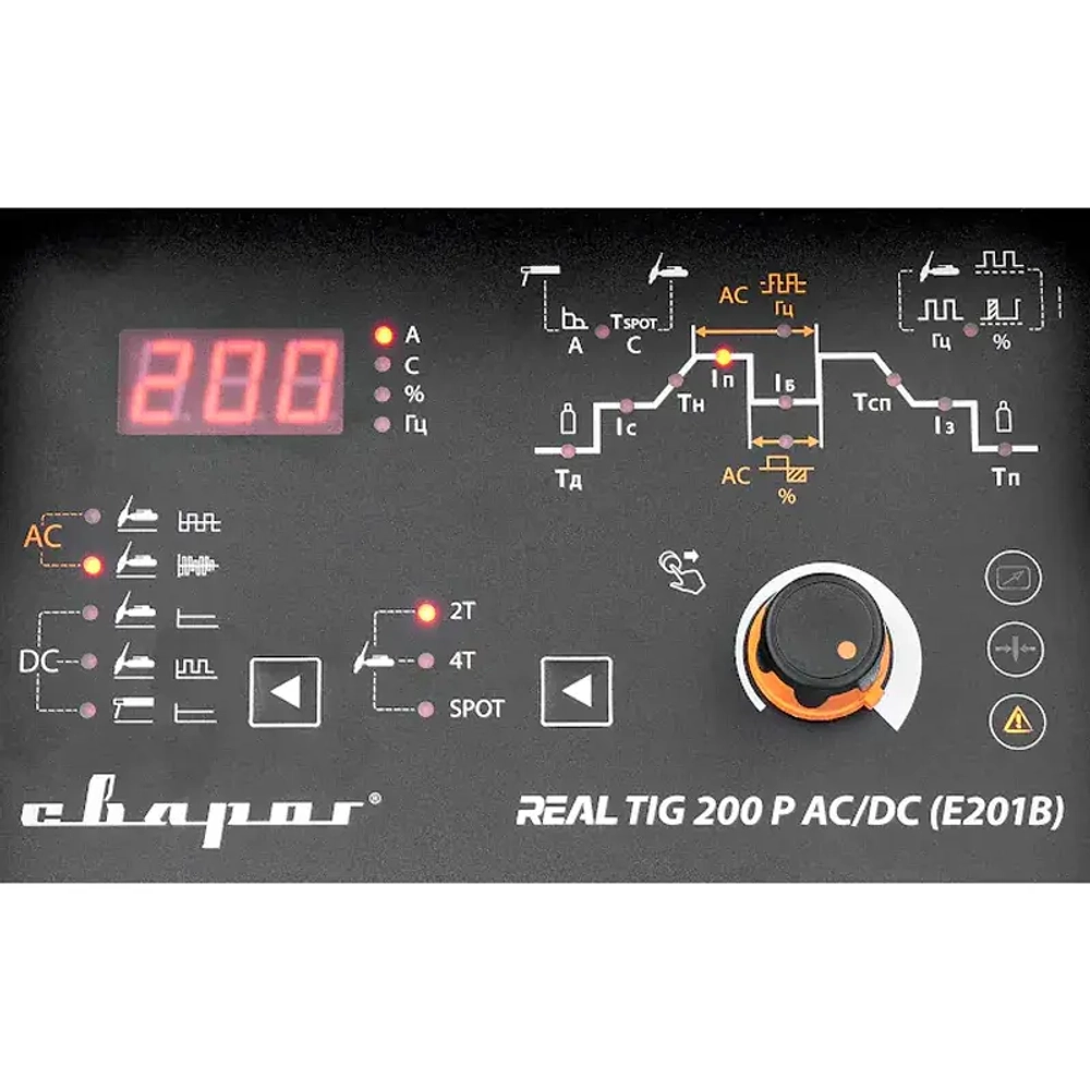 Сварог REAL TIG 200 P AC/DC E201B Black аппарат аргонодуговой сварки с набором MUTANT 00000099292