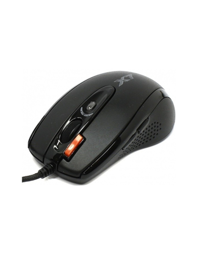 Мышь игровая A4Tech X-718BK , черный , оптическая, 3000dpi , USB, 6 кнопок, RTL {20} (758994/94398)