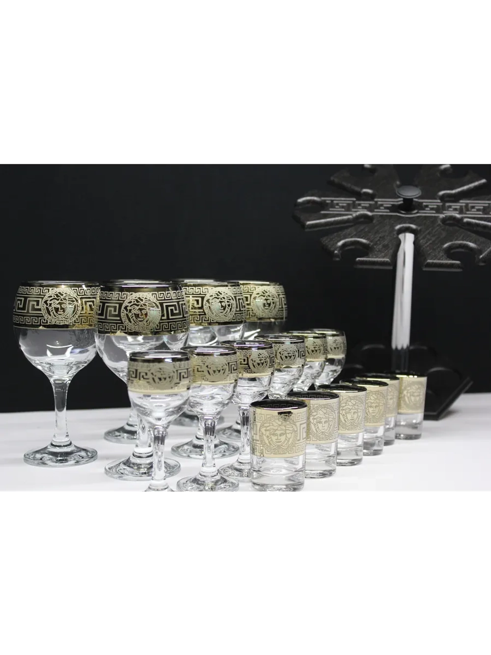 Барный набор 18 предметный с фужером