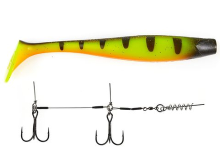 Комплект виброхвоста и стингера LJ 3D Series GIANT KUBIRA SWIM SHAD Set