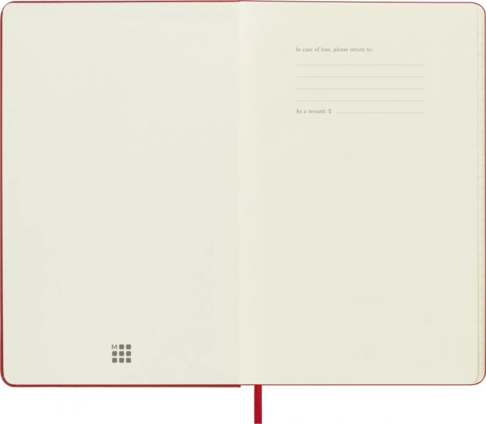 Еженедельник на 2025-2026 гг Moleskine Academic WKNT (DHF218WN3) 13х21 см, твердая обложка, красный