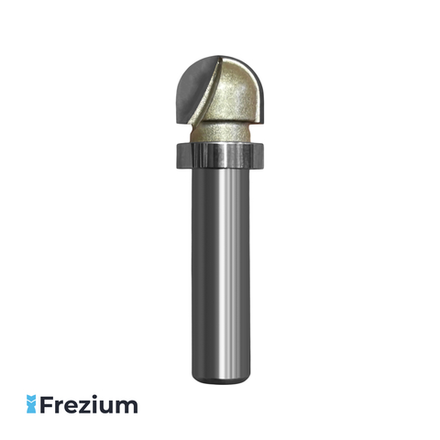 Галтельная фреза по дереву с верхним подшипником 12x8x9.4 R6