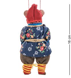 RK-875/2 Кукла подвесная «Медведь в колпаке с трещоткой»