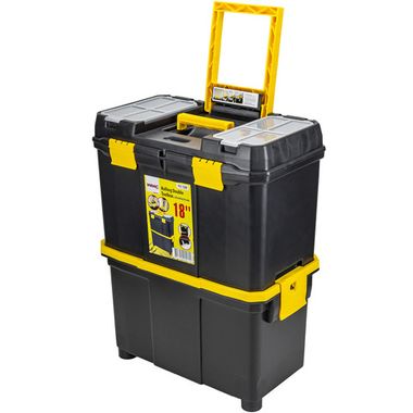 Ящик пластмассовый на колесах 18'', 585x450x270мм WMC TOOLS WMC-PO.10M