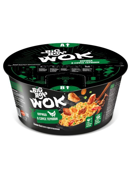 Лапша Big Bon WOK Курица терияки 85 г