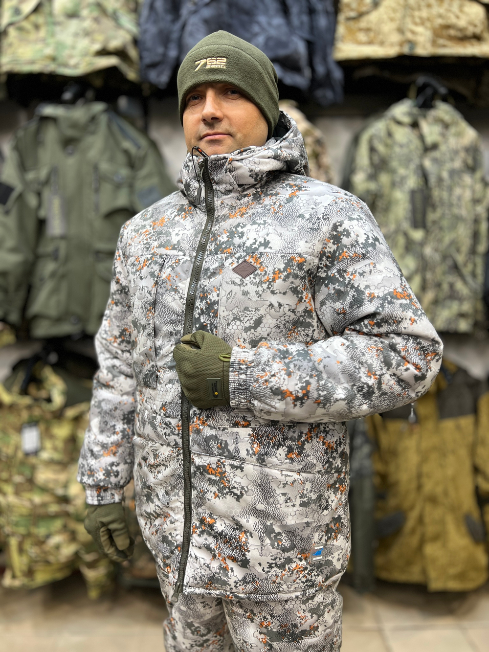 Зимний костюм Taygerr Егерь –45 °C, белый камуфляж, Алова