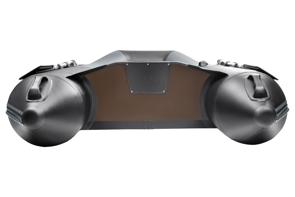 YACHTMAN-280 СК (Яхтман) серый-черный (лодка ПВХ под мотор с усилением)