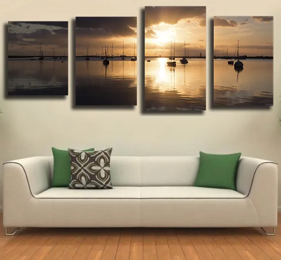 Модульная картина "Рассвет солнца"