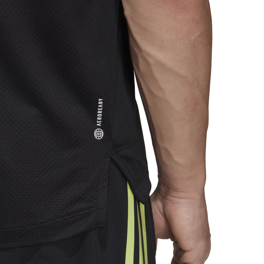 Мужское теннисное поло adidas Training Icons T-Shirt Men - Black