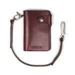 Moon Wallet Cuir + Lacet / Бордовый