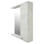 Зеркало-шкаф Loranto Florena 60 600х135х600 правый, светлый бетон (CS00086984)