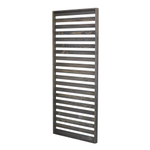 Панель для стен, 76х5х177, Эпларо, вешалка настенная, для балкона и прихожей, массив дерева, графит, Dipriz