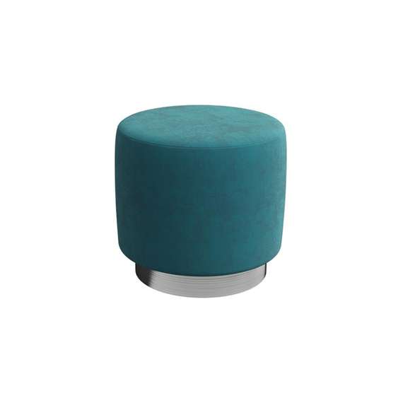 Vermont Пуфик PV-1 Teddy 663/Серебро 450*450*425